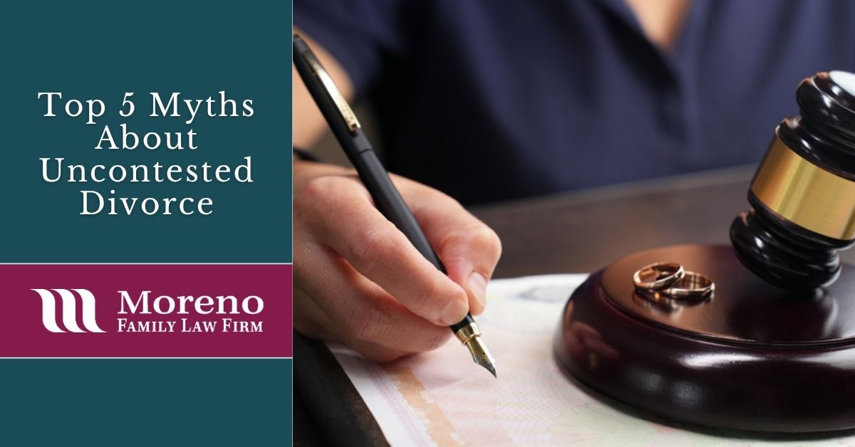 Top 5 Myths About Uncontested Divorce